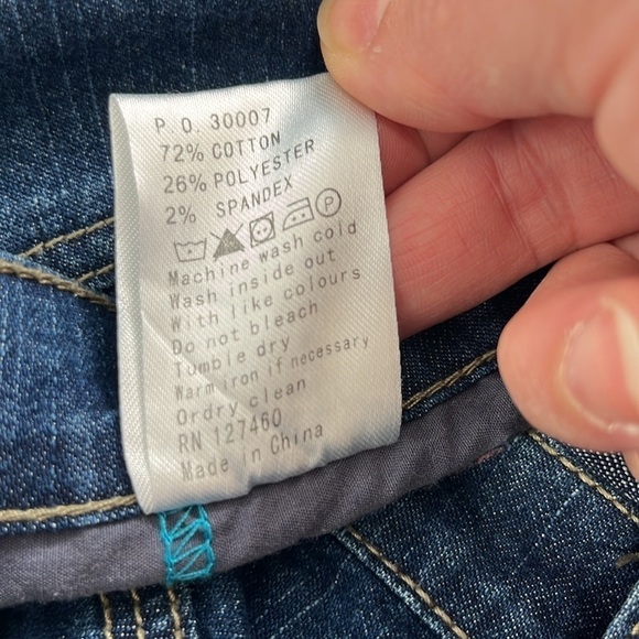 Kymaro Curve Control Jeans Women's Size 15 / 16 29 Inch Inseam Dark Wash - Picture 5 of 15